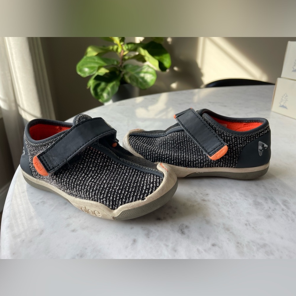 Plae CAM Subterranean Grey Baby Toddler Size 6 Laceless Sneakers 113010 032